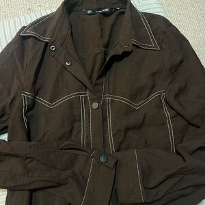 Zara Women's Brown shirt